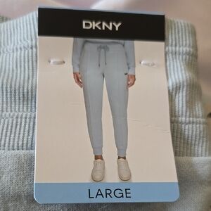 DKNY Light Blue Joggers - Large